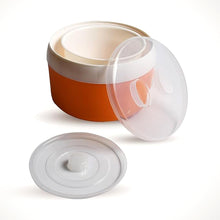 Orange ELECTRONIC YOGURT MAKER, AUTOMATIC YOGURT MAKER MACHINE 1L YOGHURT PLASTIC CONTAINER FOR HOME USE