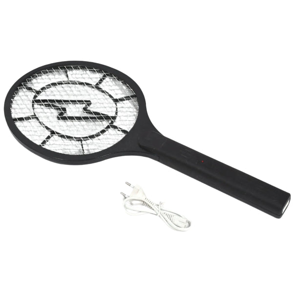 Mosquito racket with electric zap feature