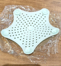 Mint Green Silicone Star Shaped Sink Filter Bathroom Hair Catcher Drain Strainers for Basin