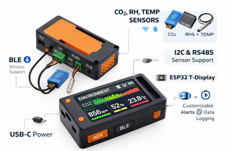 Smart Environmental Control & Monitoring Controller (CO₂ · RH · Temperature | Cloud & OTA Enabled)