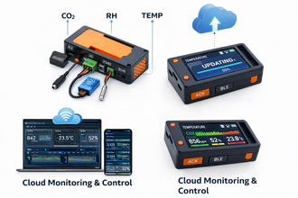 Smart Environmental Control & Monitoring Controller (CO₂ · RH · Temperature | Cloud & OTA Enabled)