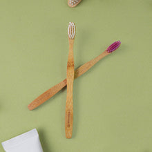 Eco-Friendly Natural Bamboo Toothbrush with Medium Bristles (2 Pc)